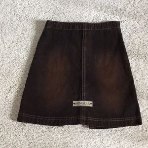 Miniman (France) Girls Brown Skirt Size 6
